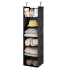 GRANNY SAYS 3-Shelf Hanging Closet Organizer and Storage, Collapsible Hanging Closet Shelves, Hanging Organizer for Closet & RV, Gray, 29 ½" H X 12" W X 12" D, 1-Pack