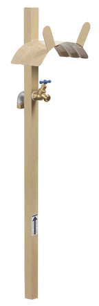 Liberty Garden Products 703-2 Multi-Purpose Steel Garden Wall/Floor Mount Hose Reel, Tan Poly