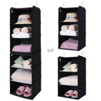 GRANNY SAYS 3-Shelf Hanging Closet Organizer and Storage, Collapsible Hanging Closet Shelves, Hanging Organizer for Closet & RV, Gray, 29 ½" H X 12" W X 12" D, 1-Pack