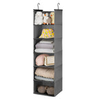 GRANNY SAYS 3-Shelf Hanging Closet Organizer and Storage, Collapsible Hanging Closet Shelves, Hanging Organizer for Closet & RV, Gray, 29 ½" H X 12" W X 12" D, 1-Pack